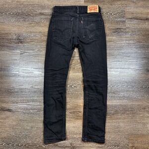 Levis 510 Jeans Men's 30x30 Black Skinny Office Casual Stretch 5 Pocket Denim